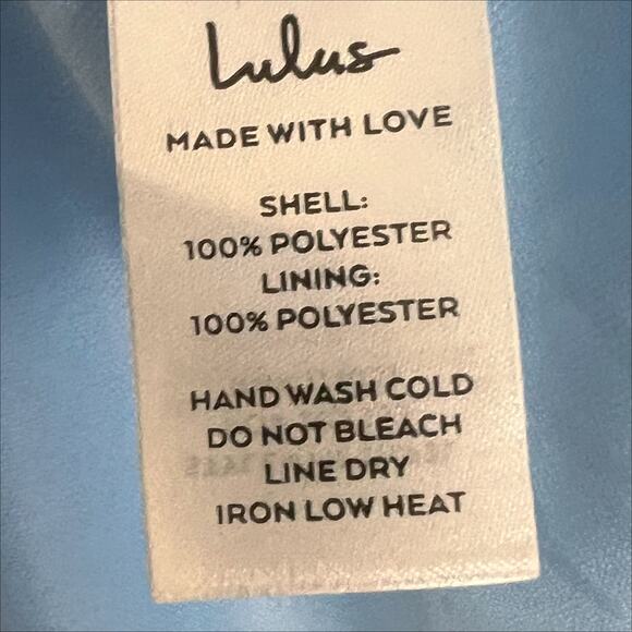 NWT Lulus Admirable Elegance Light Blue Pleated Bustier Maxi Dress Size Small - Picture 9 of 10